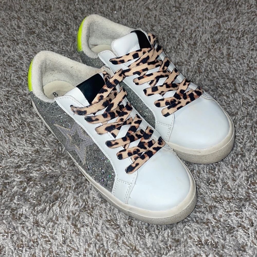 Sneaker (glitter and Cheetah)